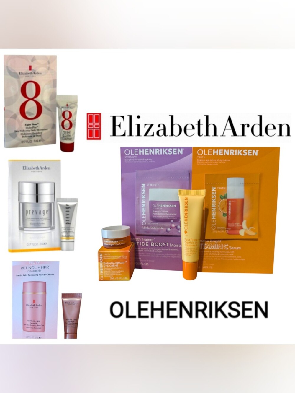 Elizabeth Arden, OLEHENRIKSEN cosmetics Lot
